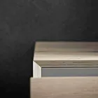 Moderne Badezimmerzusammensetzung von Möbeln mit Bodendesign Hergestellt in Italien - Farart6 Viadurini