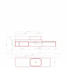 Moderne und hängende Zusammensetzung von Design-Badmöbeln - Callisi2 Viadurini