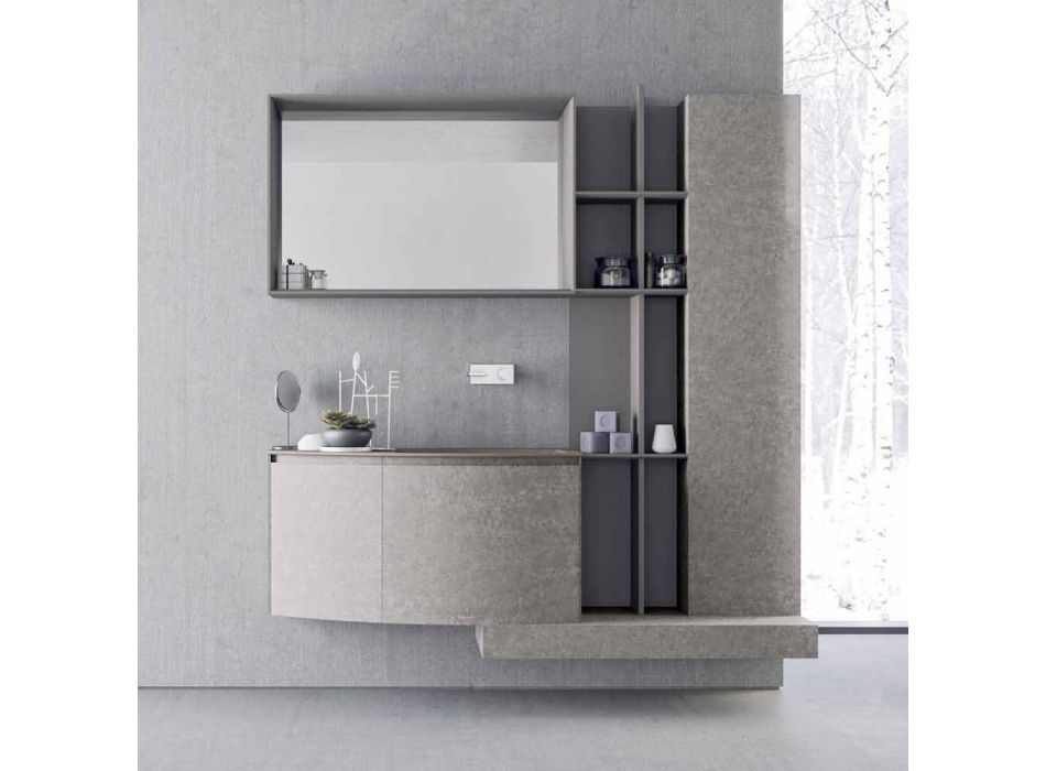 Badezimmerzusammensetzung, moderne italienische Designfederung - Callisi10