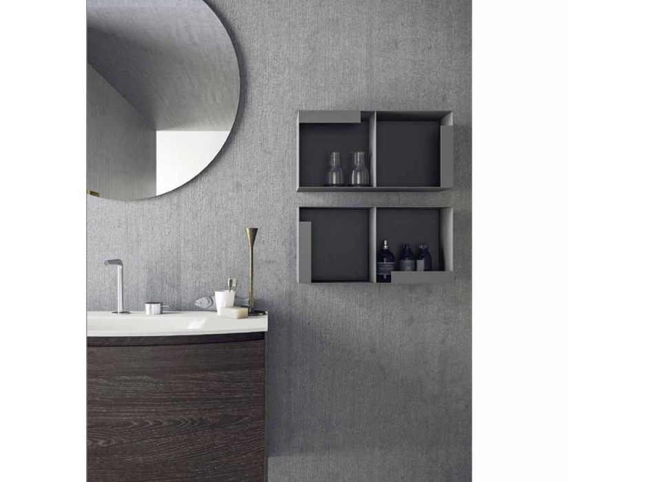 Komposition für das hängende Badezimmer mit modernem Design Made in Italy - Callisi11 Viadurini