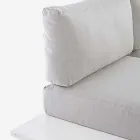 Outdoor-Wohnzimmerkomposition aus Aluminium und Stoff, Homemotion – Francine Viadurini