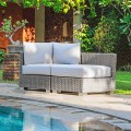 Outdoor Loungeset in Rattan Optik handmade Ania modernes Design