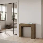 Ausziehbare Konsole auf 181 cm aus Melaminplatten „Made in Italy“ – Drago Viadurini