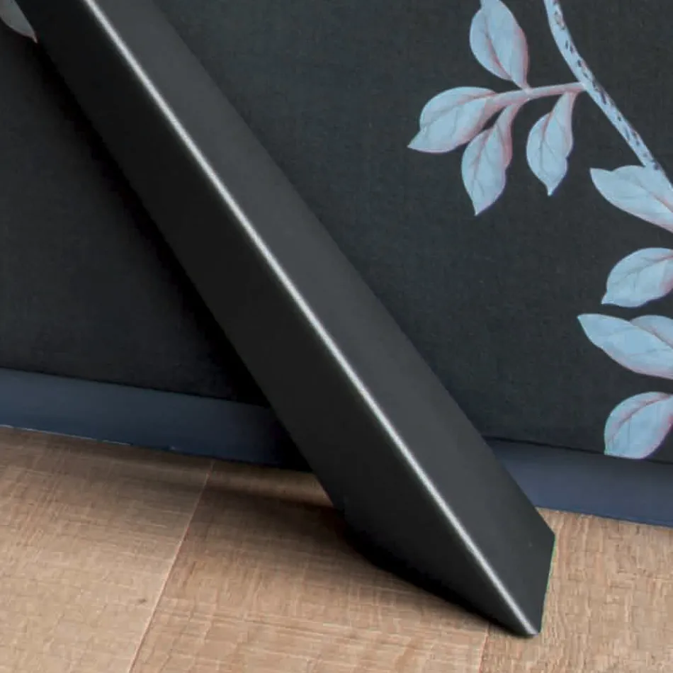 Konsole mit Platte in Mörteloptik und Metallsockel Made in Italy - Timedio Viadurini