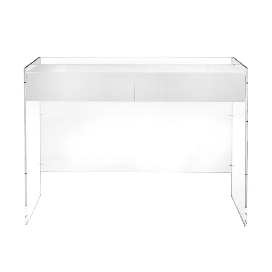 Konsolentisch in drei Ausführungen aus Plexiglas, hergestellt in Italien - Fedra Viadurini