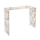 Moderner Konsolentisch aus transparentem oder mehrfarbigem Plexiglas, hergestellt in Italien – Emy Viadurini