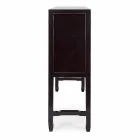 Vintage Design Black Elm Wood Konsolentisch 5 Schubladen Homemotion - Sonten Viadurini