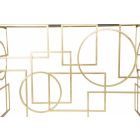 Rechteckige Konsole im modernen Design aus Eisen und Spiegel - Billie Viadurini