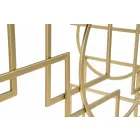 Rechteckige Konsole im modernen Design aus Eisen und Spiegel - Billie Viadurini