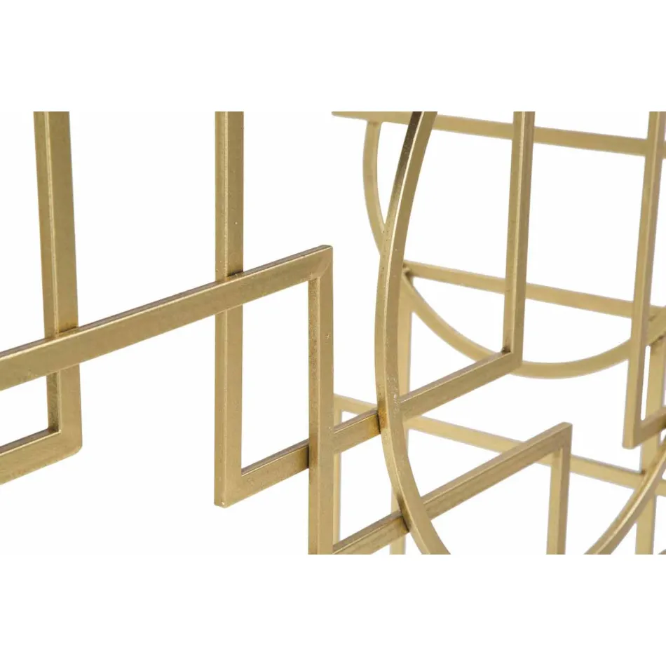 Rechteckige Konsole im modernen Design aus Eisen und Spiegel - Billie Viadurini