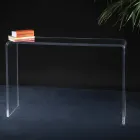 Wohnzimmerkonsole aus minimalistischem transparentem Acrylglas - Amedea Viadurini