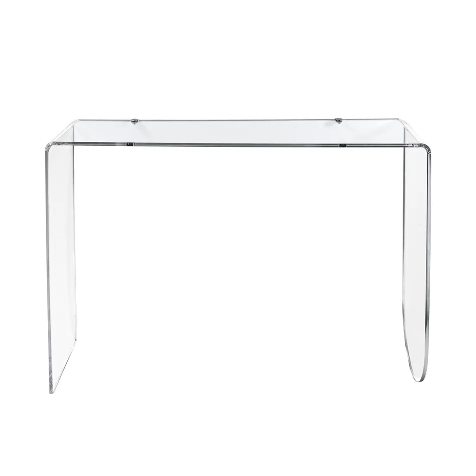 Alarico Konsolentisch aus transparentem Plexiglas im modernen Design, hergestellt in Italien Viadurini
