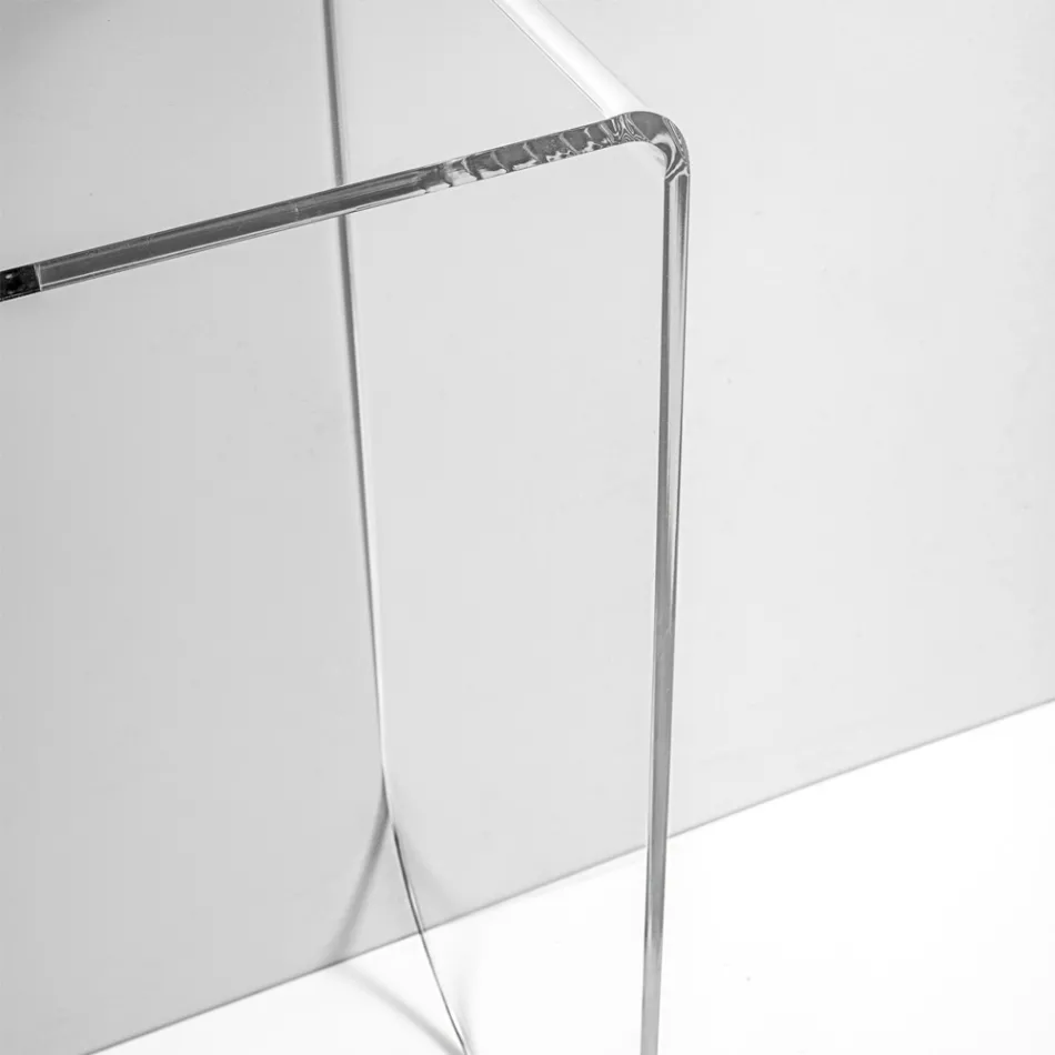 Alarico Konsolentisch aus transparentem Plexiglas im modernen Design, hergestellt in Italien Viadurini
