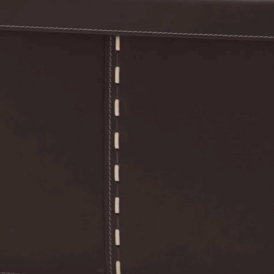 Moderne Aufbewahrungsbox aus regeneriertem Leder Made in Italy - Gabry Viadurini