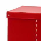 Moderne Aufbewahrungsbox aus regeneriertem Leder Made in Italy - Gabry Viadurini