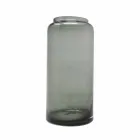 Paar dekorative Vasen aus blauem und rauchfarbenem Glas, modernes Design - Adriano Viadurini