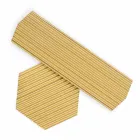 Paar Tabletts in schwarz oder gold lackiertem Stahl Modernes Design - Savona Viadurini