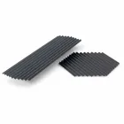 Paar Tabletts in schwarz oder gold lackiertem Stahl Modernes Design - Savona Viadurini