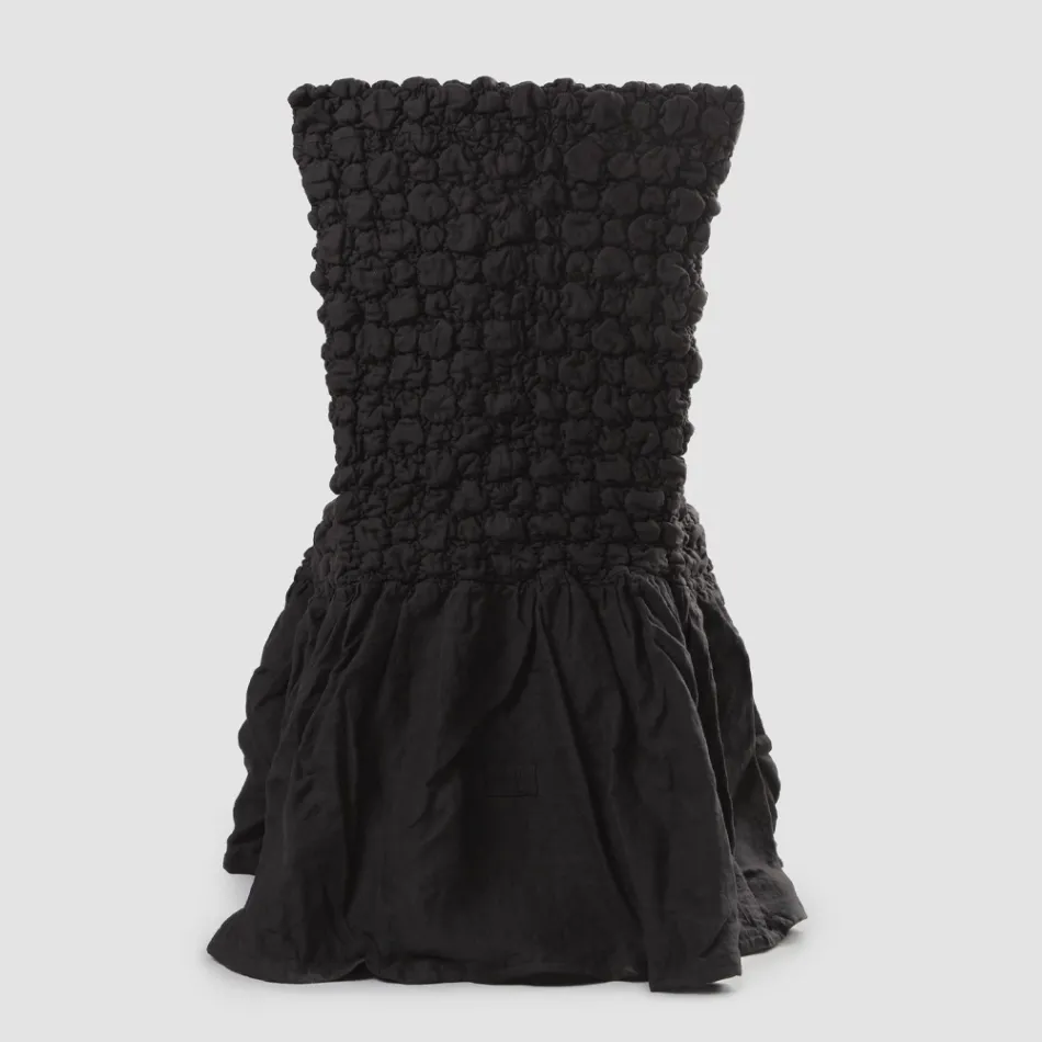 Eleganter Stuhlbezug mit Rückenlehne für Wohnzimmer aus besticktem Leinen – Panteo Viadurini