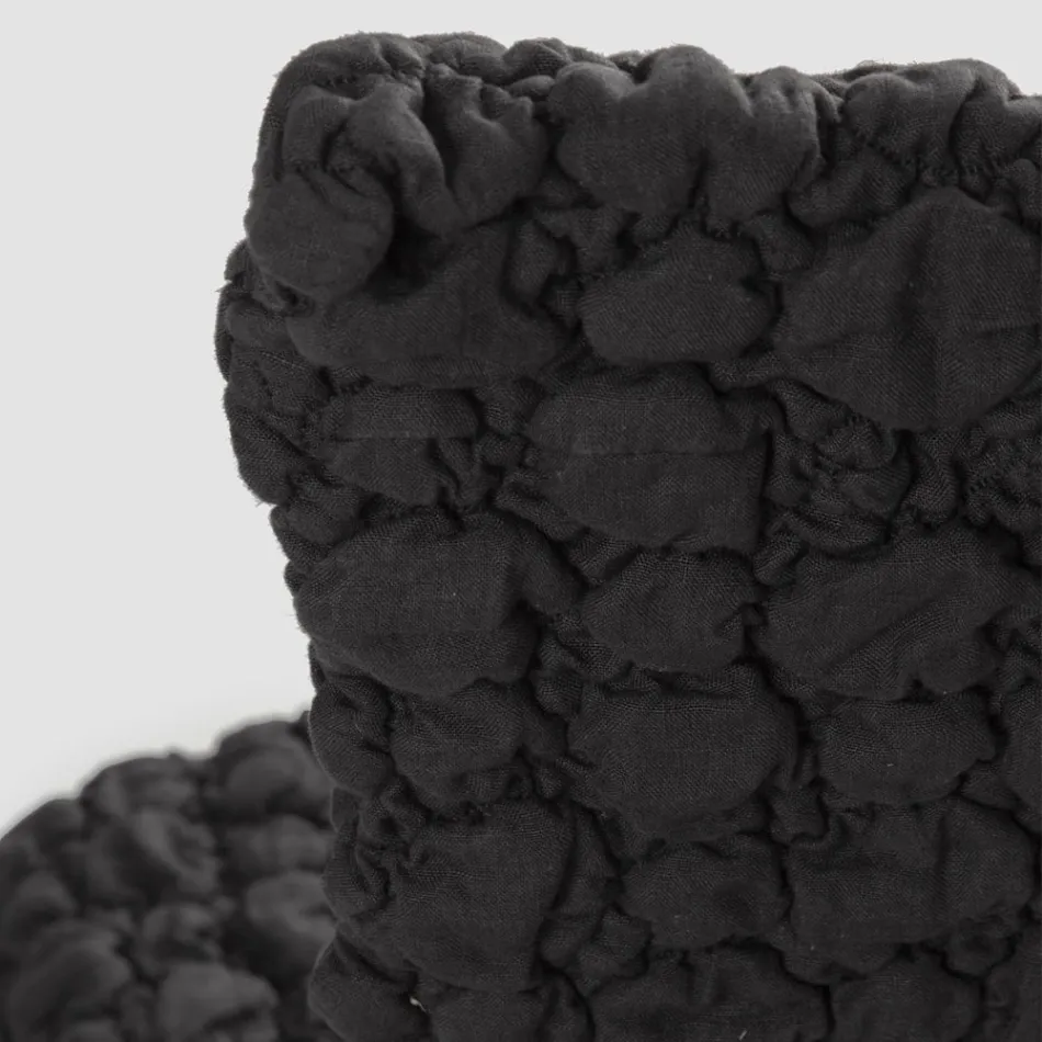 Eleganter Stuhlbezug mit Rückenlehne für Wohnzimmer aus besticktem Leinen – Panteo Viadurini