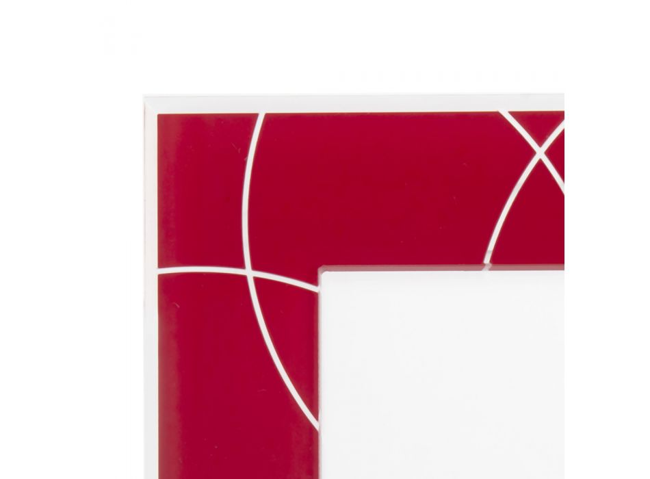 Bilderrahmen 13x18 cm farbiges Plexiglas dekoriert recycelbar - Kang