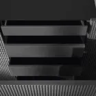 Sideboard mit zwei schwarzen Türen mit 2 Türen und ausziehbarer Schublade Flora Viadurini