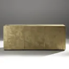 Sideboard mit 3 Türen und 3 Einlegeböden aus Holz und MDF - Pesci Viadurini