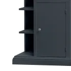 Sideboard mit 1 Tür, 1 Schublade und 3 offenen Fächern, hergestellt in Italien – Hoder Viadurini