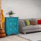 Sideboard mit 2 Türen und 2 Schubladen in verschiedenen Ausführungen, hergestellt in Italien – Hanuman Viadurini