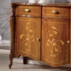 Wohnzimmer-Sideboard aus Nussbaum oder weißem Holz Made in Italy - Ottaviano Viadurini