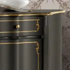 Luxuriöses Sideboard mit 3 Türen und 3 Holzschubladen Made in Italy - Leonor Viadurini