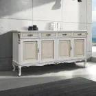 Luxuriöses Sideboard aus Holz mit Türen und Schubladen Made in Italy - Cheverny Viadurini