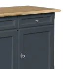 Holz-Sideboard mit 2 Schubladen und 2 Türen, hergestellt in Italien – Uller Viadurini