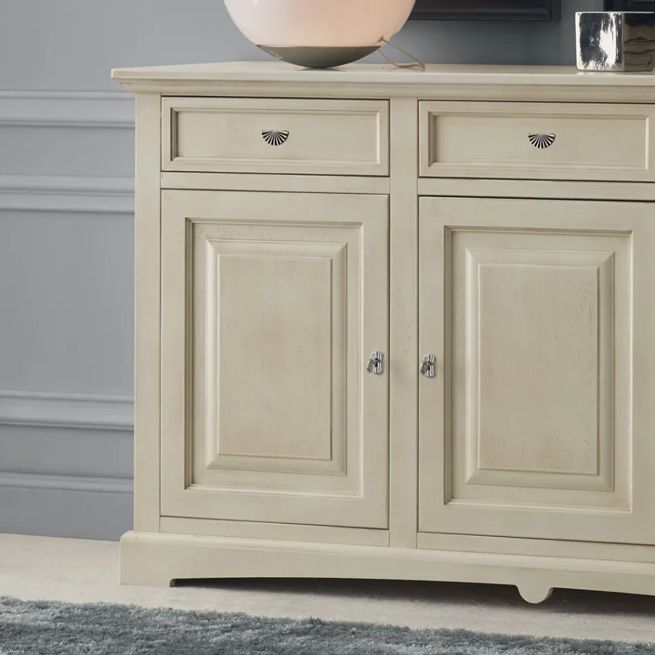 Holz-Sideboard in verschiedenen Ausführungen, hergestellt in Italien – Magni Viadurini