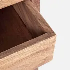 Sideboard aus Naturholz mit Türen und Schubladen Homemotion - Ventador Viadurini