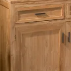 Sideboard aus massivem Teakholz mit 3 Türen und 3 Schubladen - Sumo Viadurini