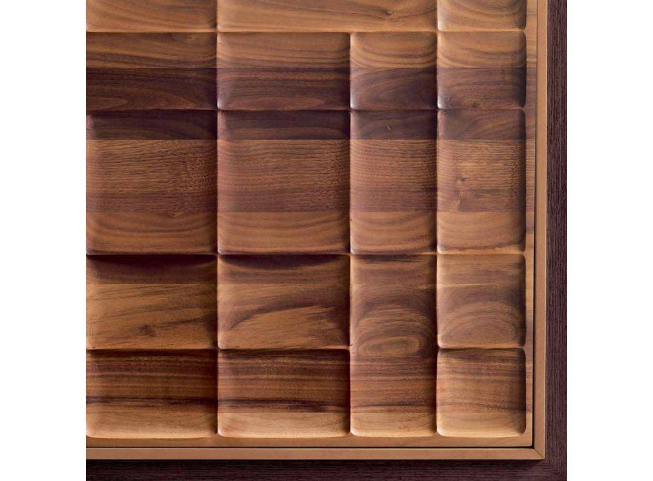 Modernes Design Sideboard mit 3 Türen aus Massivholz Anna Viadurini