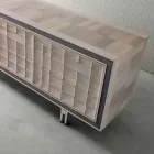 Modernes Design Sideboard mit 3 Türen aus Massivholz Anna Viadurini