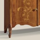 Luxuriöses Wohnzimmer-Sideboard aus klassischem Made in Italy-Holz - Caligola Viadurini