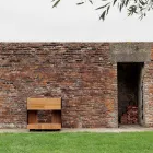 Outdoor-Küche 96x70x93 cm aus massivem Teakholz und Aluminium - Raffiniert Viadurini