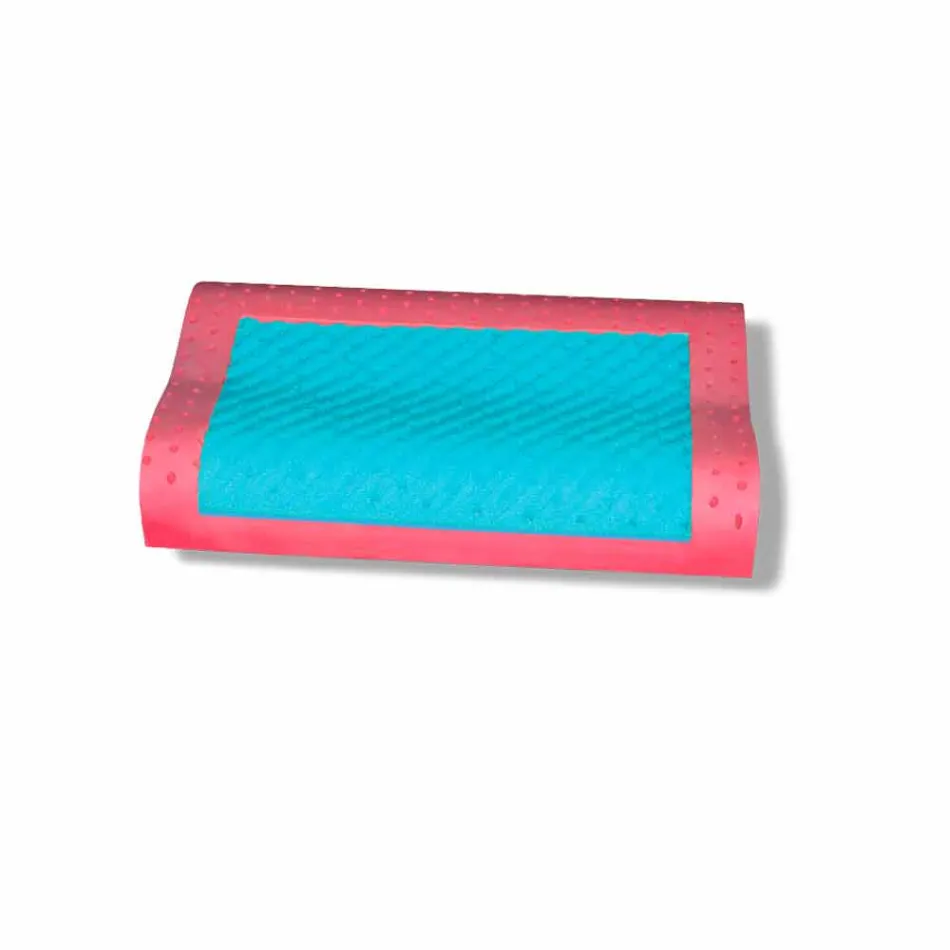 Doppelwellenkissen aus Memory Ginseng und Memory AirSense Made in Italy - Thames Viadurini