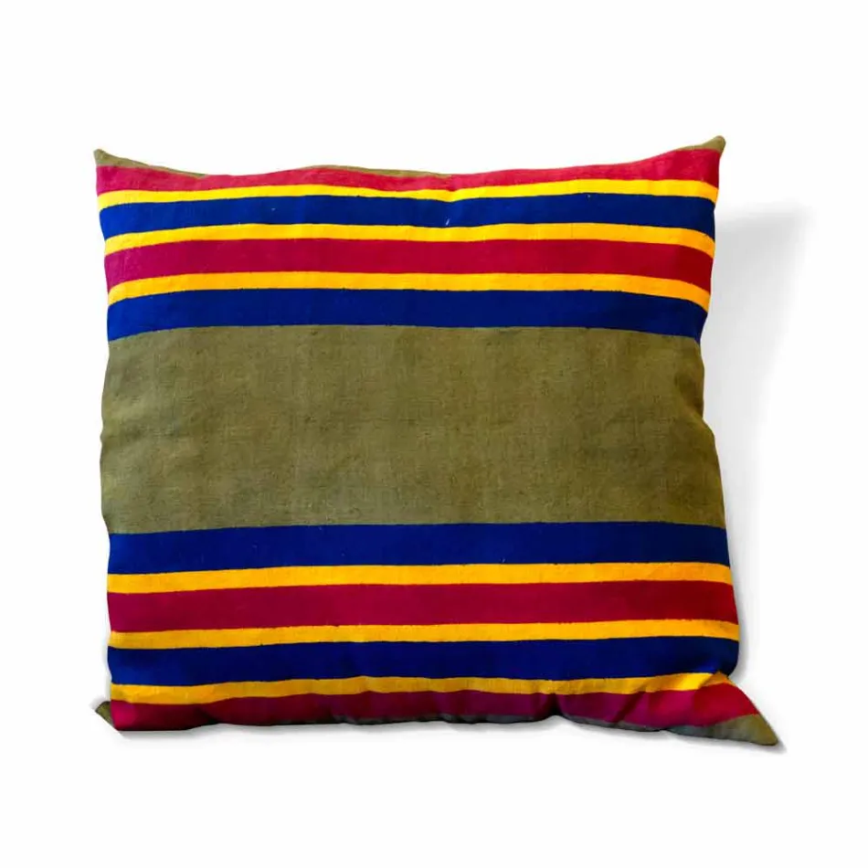 Handgemaltes italienisches künstlerisches Kissen-Einzelstück - Marken Viadurini