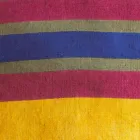 Einzigartiges handbemaltes italienisches Hanfkissen - Marken Viadurini