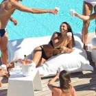 Outdoor-Relax-Kissen Cloud in Trona weiß nautischen Öko-Leder Viadurini