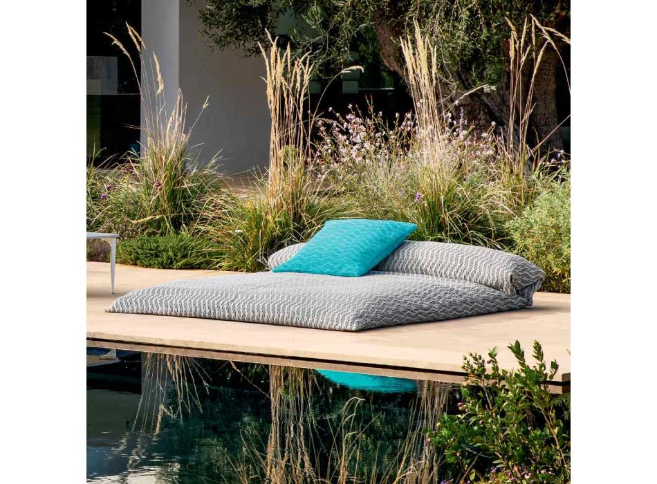 Luxuriöses Design-Doppel-Tagesbett für den Außenbereich, hergestellt in Italien – Emanuela Viadurini