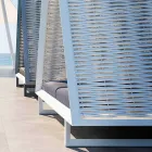 Luxury Garden Daybed aus Aluminium und Stoff - Frame Vineyard von Vondom Viadurini
