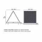 Luxury Garden Daybed aus Aluminium und Stoff - Frame Vineyard von Vondom Viadurini