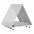 Tagesbett im Freien aus Aluminium und luxuriösem Designgewebe - Frame Vineyard von Vondom