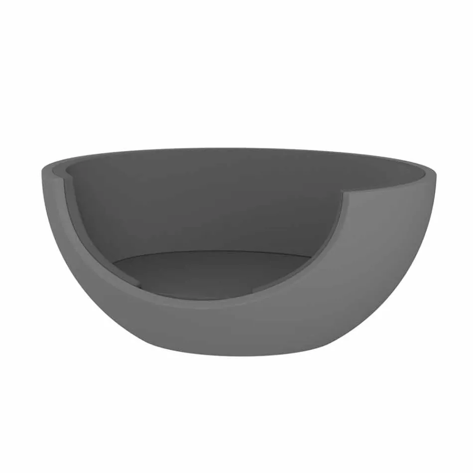 Tagesbett für luxuriöses kreisförmiges Design im Freien aus Polyethylen - Ulm Moon von Vondom Viadurini