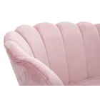 Modernes 2-Sitzer-Sofa aus Samt mit goldenen Eisenfüßen - Annina Viadurini